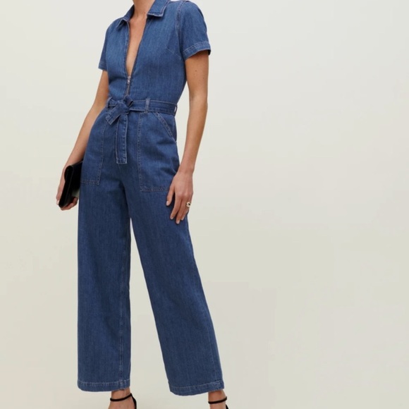 Reformation Pants - Reformation Cassidy Denim Jumpsuit